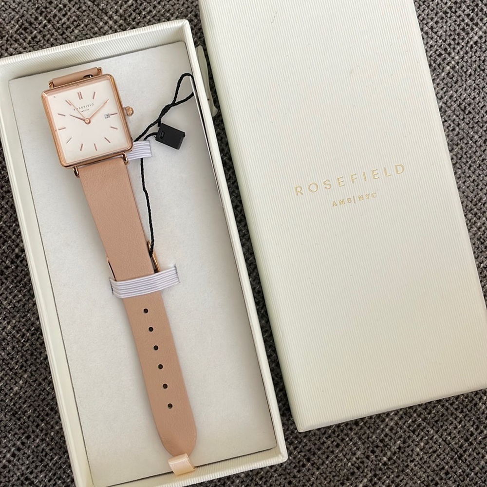 ROSEFIELD square face watch